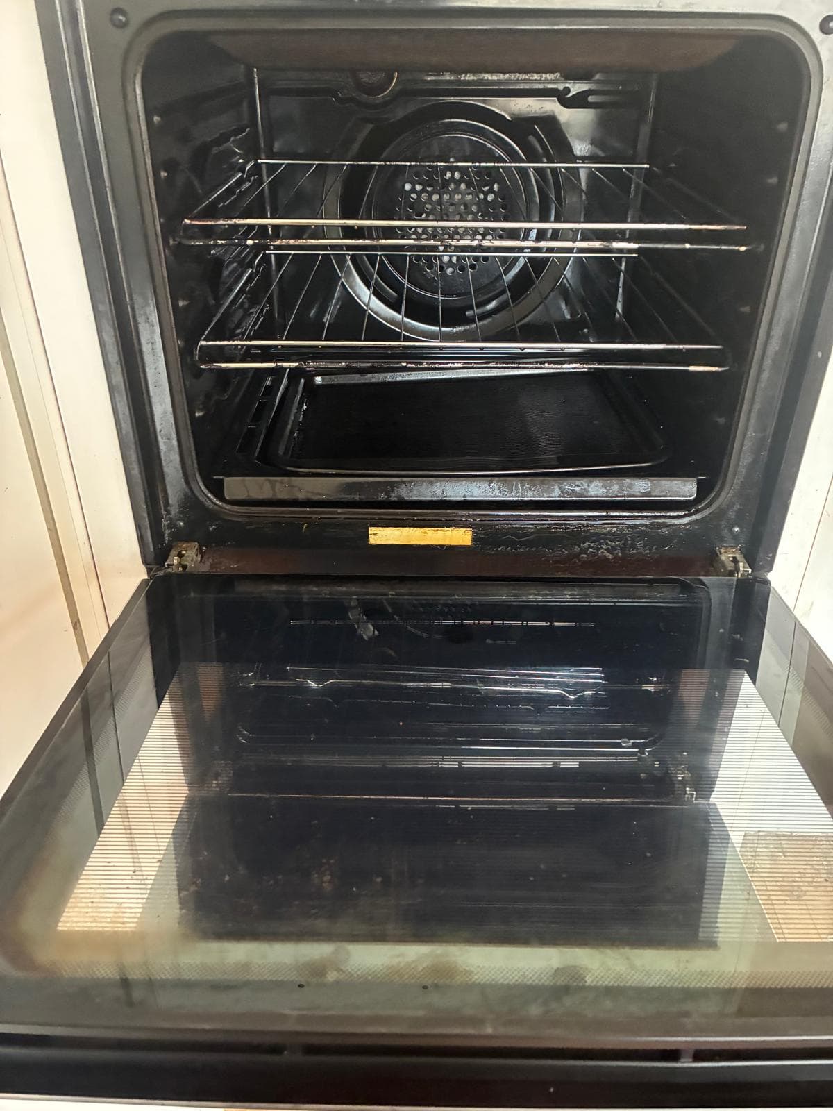 Oven before UaDay deep clean